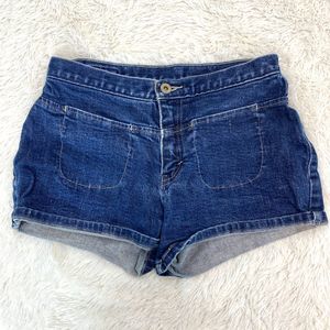 Vintage Levi's Dry Goods Womens Blue Short Shorts Size 3